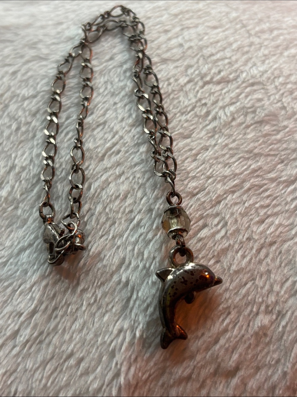 Silver Dolphin Pendant anklet - Women Jewelry